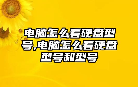 電腦怎么看硬盤型號(hào),電腦怎么看硬盤型號(hào)和型號(hào)